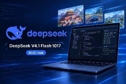 DeepSeek V4.1 Flash 1017: code ngang Opus 5, chỉ 0,2 USD mỗi tác vụ