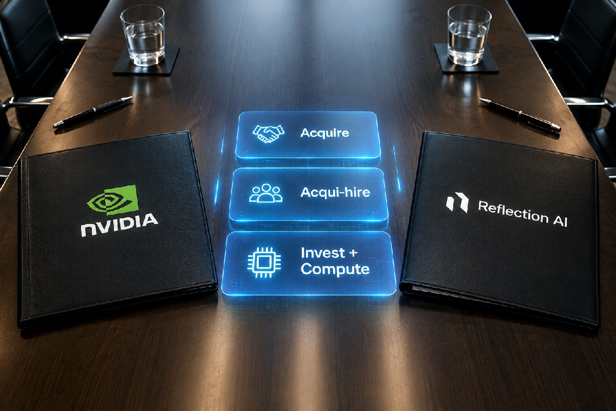 Nvidia và Reflection AI đàm phán: mua lại, acqui-hire hoặc rót thêm vốn