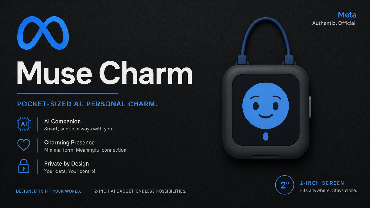Meta Muse Charm: gadget AI bỏ túi ra mắt tại Connect
