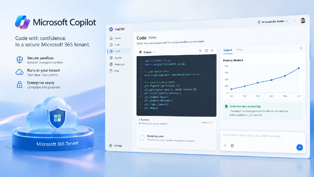 Microsoft Copilot Code Managed Runtime