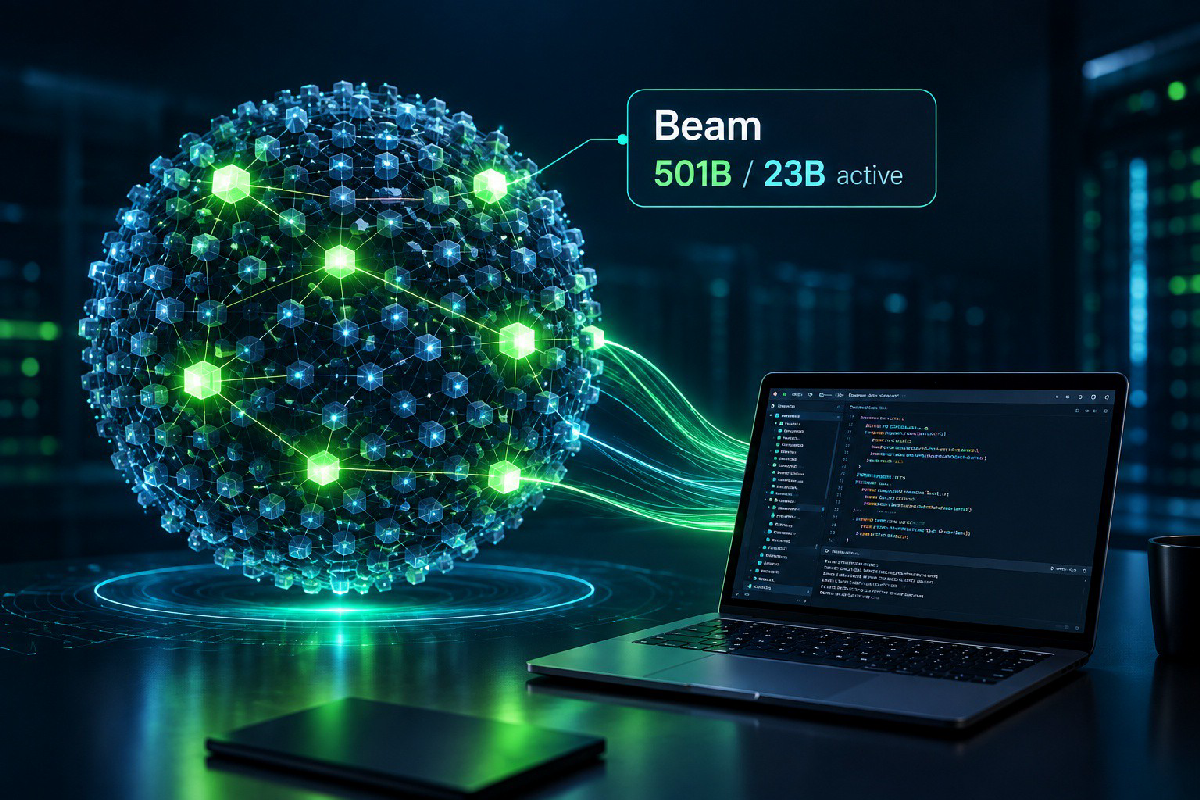 Beam 501B: model Mixture-of-Experts chỉ kích hoạt 23 tỷ tham số mỗi token