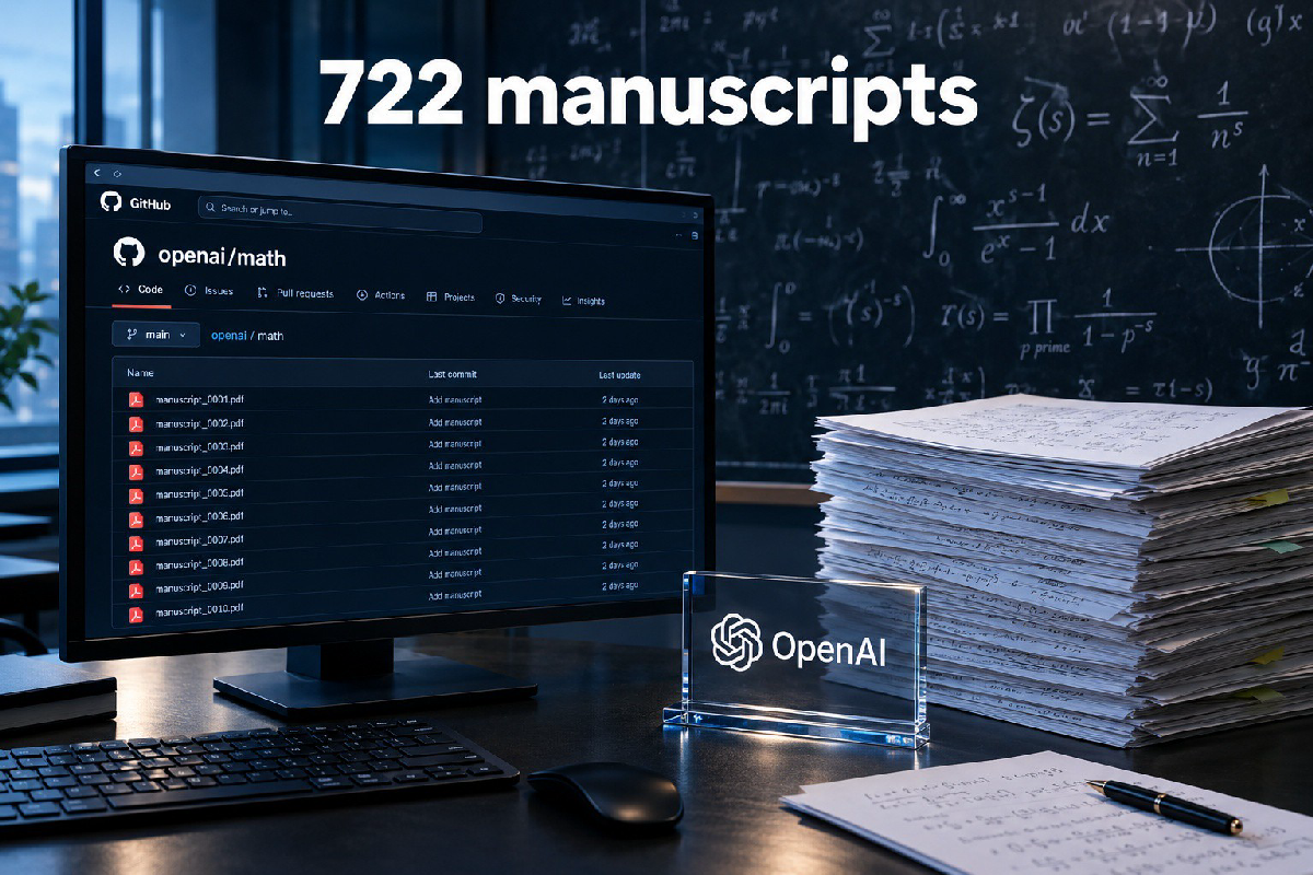 OpenAI công bố 722 bản thảo toán học do AI giải bài toán mở
