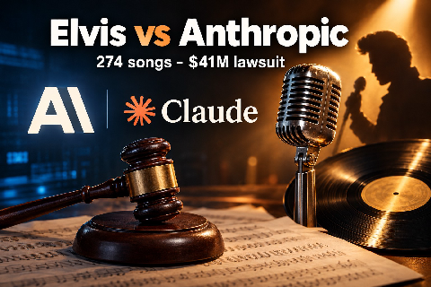 Elvis Presley kiện Anthropic 41 triệu USD vì dùng 274 bài hát huấn luyện Claude