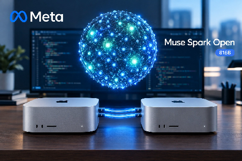 Meta Muse Spark Open: model mở 816B chạy trên hai Mac Studio